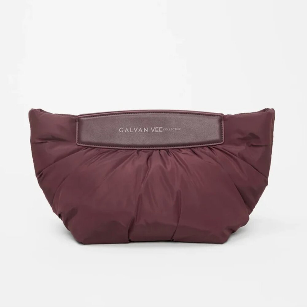 GALVAN x VEE Caba Clutch Mahogany